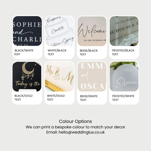 Luxury Personalised Frosted Acrylic Welcome Sign - Image 3