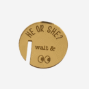 Personalized Gold Acrylic Drink Toppers – Baby Shower, Gender Reveal Party, Custom Drink Charms (Copy)