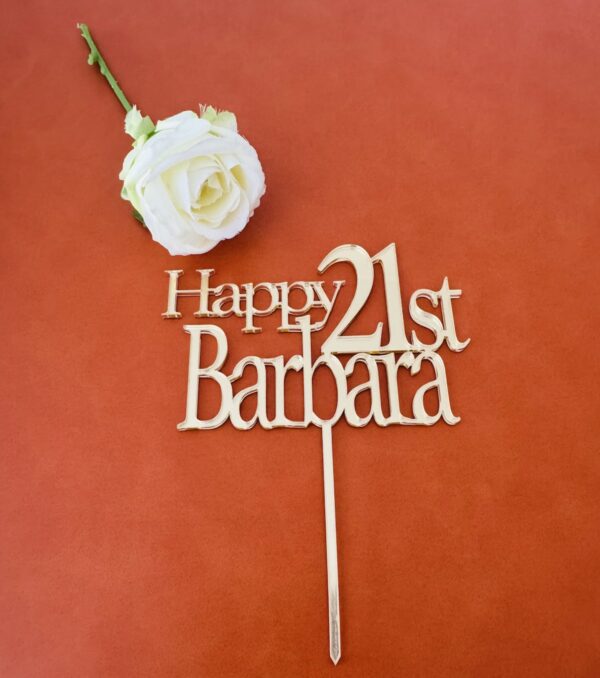 Personalised Birthday Cake Toppers