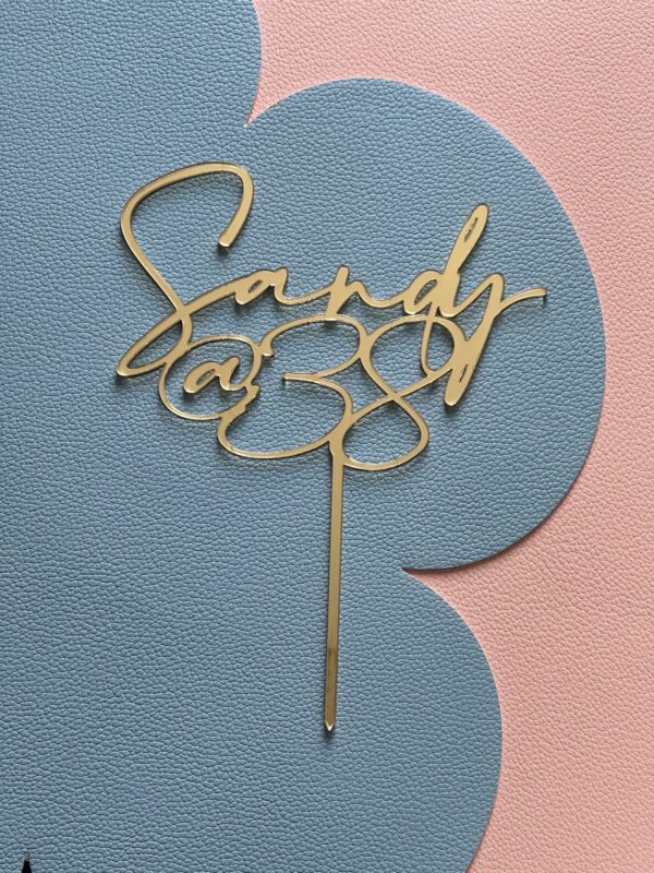 Personalised Birthday Cake Toppers - Image 5