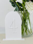 Arch Wedding Table Numbers with Stand