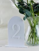 Arch Wedding Table Numbers with Stand