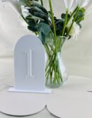 Arch Wedding Table Numbers with Stand