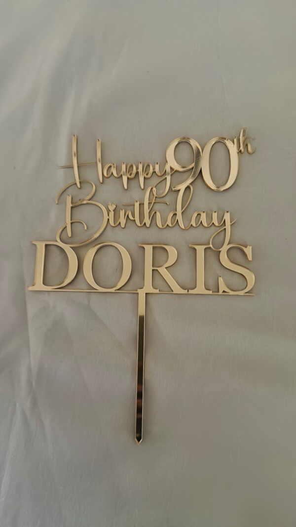 Personalised Birthday Cake Toppers - Image 9